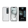 OBAL:ME 5D apsauginis stiklas telefonui Apple iPhone 15 Juodas