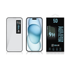 OBAL:ME 5D apsauginis stiklas telefonui Apple iPhone 15 Plus Juodas