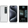 OBAL:ME 5D grūdintas stiklas telefonui iPhone 15 Pro juodas