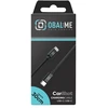 OBAL:ME CarShot USB-C/USB-C laidas 30 cm, juodas