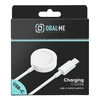 OBAL:ME įkrovimo kabelis skirtas Apple Watch USB-C baltos spalvos