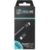 OBAL:ME Super Fast USB-C/USB-C pintas kabelis 100W 1m Juodas