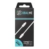 OBAL:ME LongRun USB-C/USB-C kabelis 60W 1m Baltas
