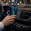 OBAL:ME MagNetix Plate Automobilinis telefono laikiklis su belaidžiu įkrovimu 15W juodos spalvos