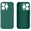 Dark OBAL:ME matinis TPU dėklas, skirtas Apple iPhone 15 Pro tamsiai žalias