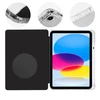 OBAL:ME MistyTab dėklas planšetiniam kompiuteriui Apple iPad 10.9 2022 juodos spalvos