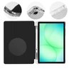 OBAL:ME MistyTab dėklas skirtas Samsung Galaxy Tab A11+ juodos spalvos