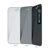 OBAL:ME Privacy 5D Apsauginis stiklas Screen Protector skirtas Apple iPhone 17/17 Pro Juodas