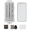 OBAL:ME Privacy 5D stiklo ekrano apsauga su aplikatoriumi Apple iPhone 13/13 Pro/14/16e/17e juoda...