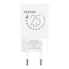 OBAL:ME laidinis įkroviklis USB-A + USB-C 25W baltos spalvos