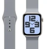 OBAL:ME silikoninė apyrankė skirta Apple Watch 42-49mm M-L pilkos spalvos