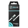 OBAL:ME Sleek USB-A/Lightning kabelis baltos spalvos