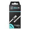 OBAL:ME Sleek USB-A/USB-C kabelis baltos spalvos