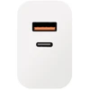 OBAL:ME laidinis įkroviklis USB-A + USB-C 25W baltos spalvos