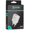 OBAL:ME laidinis įkroviklis USB-A + USB-C 25W baltos spalvos