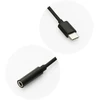 Oem Audio adapteris iš "Type-C" į 3,5mm juodas