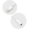 Oem Adapteris AUX Type C (male) to Jack 3,5 mm (female) baltas