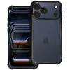 OEM dėklas, skirtas iPhone 17 Pro Max / 18 Pro Max (žemas kameros kraštas), atsparus smūgiams, elektro juodas