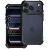 OEM dėklas, skirtas iPhone 17 Pro / 18 Pro (žemas kameros kraštas), atsparus smūgiams, elektro juodas