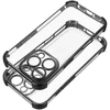 OEM dėklas, skirtas iPhone 16 PLUS, atsparus smūgiams, juodas