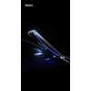 Benks apsauginis stiklas Glass Warrior Sapphire Coating (LS65) skirtas Apple iPhone 16 Pro Max juodos spalvos (Thin Edge)