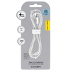 Oem Blavec Cable Candy braided – Type C to Lightning – PD 20W 2,4A 1 metre Apple CarPlay (CCA-CL24W10) baltas