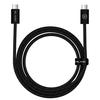 Oem Blavec kabelis Candy braided – Type C į Type C – PD 60W 3A 2 metrai (CCA-CC3B20) juodos spalvos