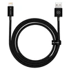 Oem Blavec kabelis Candy braided – USB į Lightning – 2,4A 3 metrai (CCA-UL24B30) juodos spalvos