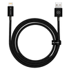 Oem Blavec Cable Candy braided – USB to Lightning – 2,4A 1 metre Apple CarPlay (CCA-UL24B10) juodas