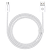 Oem Blavec Cable Candy braided – USB to Type C – PD 60W 3A 2 metres Apple CarPlay/Android Auto (CCA-UC3W20) baltas