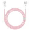 Oem Blavec kabelis Candy braided – USB į Type C – PD 60W 3A 3 metrai (CCA-UC3P30) rožinės spalvos