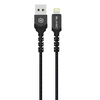 Blavec Cable Raptor pintas – USB į Lightning – 2,4A 0,5 metro CarPlay (CRA-UL24BG05) juodas-pilkas