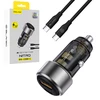 Blavec Automobilinis įkroviklis BS-05B-C Nitro – USB + Type C – QC 3.0 18W PD 65W su Type C į Type C kabeliu (CCBS05BCN-UCB) juodos spalvos