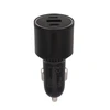 Blavec Automobilinis įkroviklis BS-06D-C Trip – USB + 2xType C – QC 3.0 18W PD 65W su Type C į Type C (CCBS06DCQ-U2CB) juodos spalvos