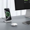 Oem Blavec belaidis įkroviklis BQI-01 Qi2 15W magnetic Magsafe + Raptor cable type C to type C (BQI01-QI2MS) sidabro spalvos