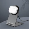 Oem Blavec belaidis įkroviklis BQI-01 Qi2 15W magnetic Magsafe + Raptor cable type C to type C (BQI01-QI2MS) sidabro spalvos