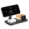 Oem Blavec belaidis įkroviklis BQI-02 Qi 15W magnetic Magsafe 3 in 1 (BQI02-QIMB) juodos spalvos