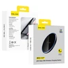Blavec belaidis įkroviklis BQI-07 Qi 15W UniCharge (BQI07-QIB) juodos spalvos glass