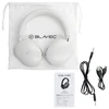 Blavec ausines Bluetooth BO-13 Bass Aceonix ANC (BO13-W) baltos spalvos