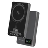 Riposo Blavec Power Bank 10000mAh BJ-03 Slim 13,5mm – Type C – 22,5W magnetic Magsafe 3 in 1 (PBBJ03-MC10G) pilkos spalvos