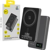 Riposo Blavec Power Bank 10000mAh BJ-03 Slim 13,5mm – Type C – 22,5W magnetic Magsafe 3 in 1 (PBBJ03-MC10G) pilkos spalvos
