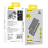 Blavec Power Bank 5000mAh BJ-04 Ultra Slim 7,8mm – Type C – 22,5W magnetic Magsafe 3 in 1 (PBBJ04-MC5G) pilkos spalvos