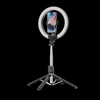 Blavec Selfie Ring lamp Aura LED Ring P-55 25cm tripod + remote control + 2,3 metres (RLP55-TRB23) juodos spalvos