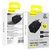 Blavec Wall charger BC-6 GaN4 – Type C – PD QC 33W 3A with Type C to Type C cable (TCBC6G4-CB333A+CC) juodos spalvos