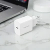Blavec Wall charger BC-9 – Type C – PD 20W 3A with Type C to Type C cable (TCBC9-CW203A+CC) baltas