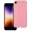 Oem Originalus iPhone 7 / 8 / SE 2020 / SE 2022 dėklas, skaidrus 2 mm, mirksinčios rožinės spalvos