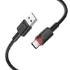 Borofone kabelis BX110 Beneficio – USB į Typ C – 3A 1 metras juodos spalvos