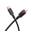 Borofone kabelis BX110 Beneficio – USB į Lightning – 2,4A 1 metras juodos spalvos