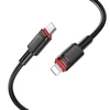 Borofone kabelis BX110 Beneficio – USB į Lightning – 2,4A 1 metras juodos spalvos