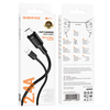 Borofone Kabelis BX111 Feliz – USB į Micro USB – 2,4A 1 metras juodos spalvos